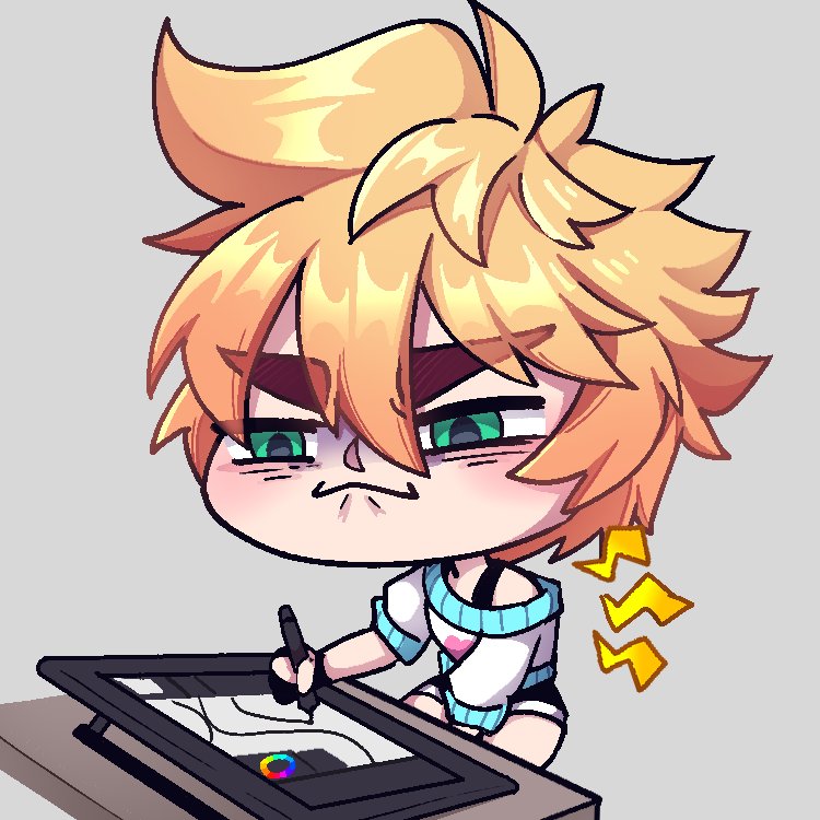 Brain having a hard time focusing on work and personal art again.