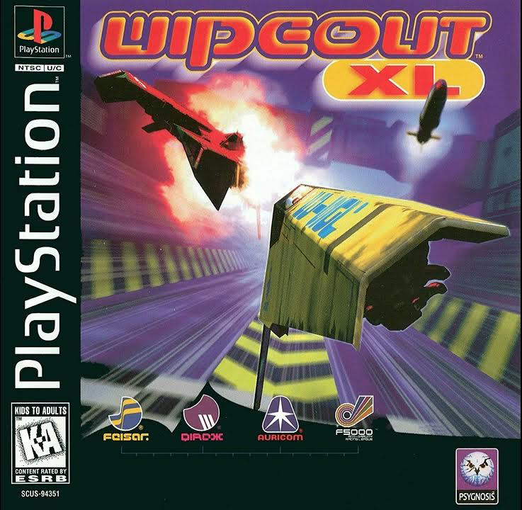 It's 1996, pizza boxes and Mt. Dew bottles liter the floor, you're sitting in front of the TV, absolutely crushing this game. 
When we were in the flow, this game delivered like nothing else. 
The outside world ceased to exist.

Wipeout XL (USA) OST (google it)

#wipeout