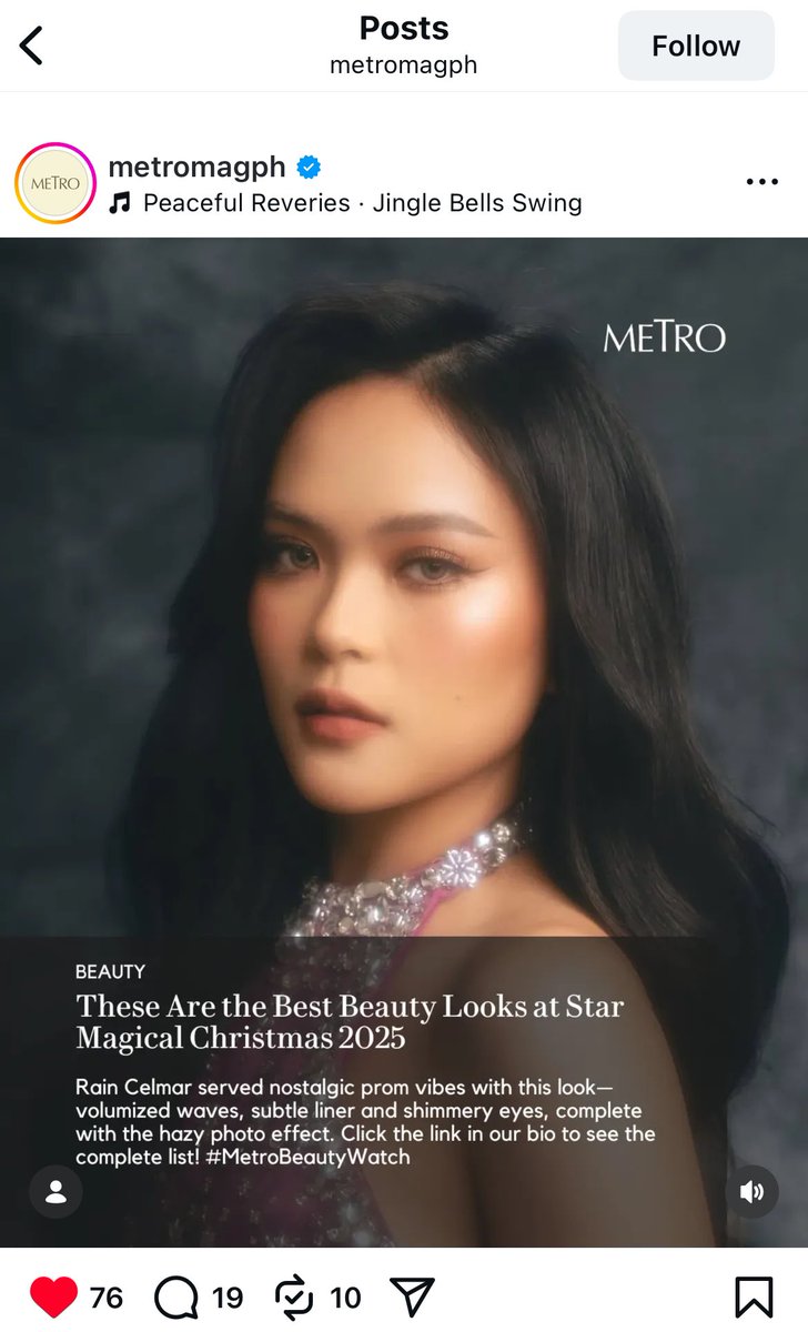iamroro1999's tweet image. Metromagph posted our Rainah 💚 Please engage everyone.

instagram.com/p/DRbQNfZE5Qm/…
RAIN CELMAR | #RainCelmar