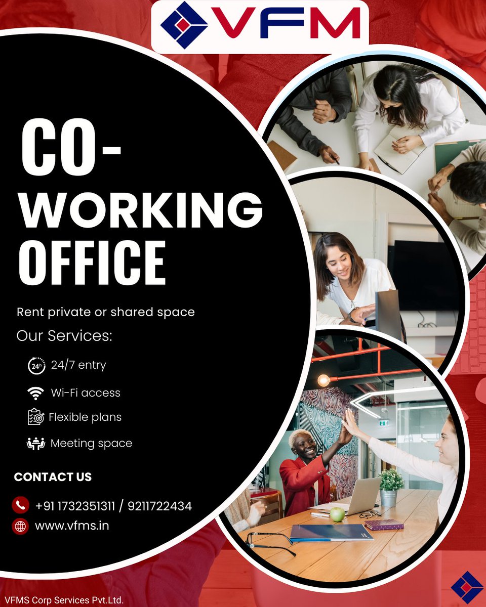 vfmscorp's tweet image. Work feels better when the Wi-Fi is fast, the coffee is strong, and the vibe is just right Welcome to your new productivity zone 

#coworkingspace #workvibes #workmodeon #freelancerlife #startupindia #ᴛʀᴇɴᴅɪɴɢɴᴏᴡ #relatablereels #officegoal