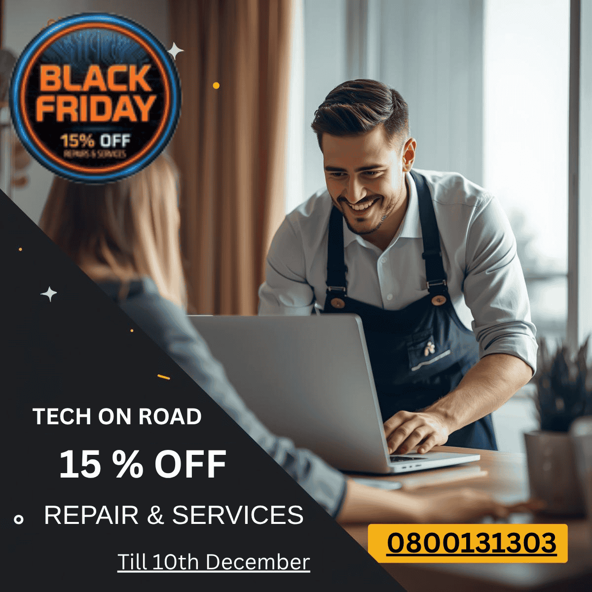 Techonroad's tweet image. Black Friday Deal: 15% OFF Repairs / Upgrades / Smart Devices Setup (Till 10 Dec!)
Call: 0800 131 303
Tech On Road -  Expert technicians, serving Wellington, Masterton, Hutt Valley, Carterton, Wairarapa &amp;amp; many other regions.

#BlackFriday #OfficeSetup  #WifiSetup #WellingtonTech