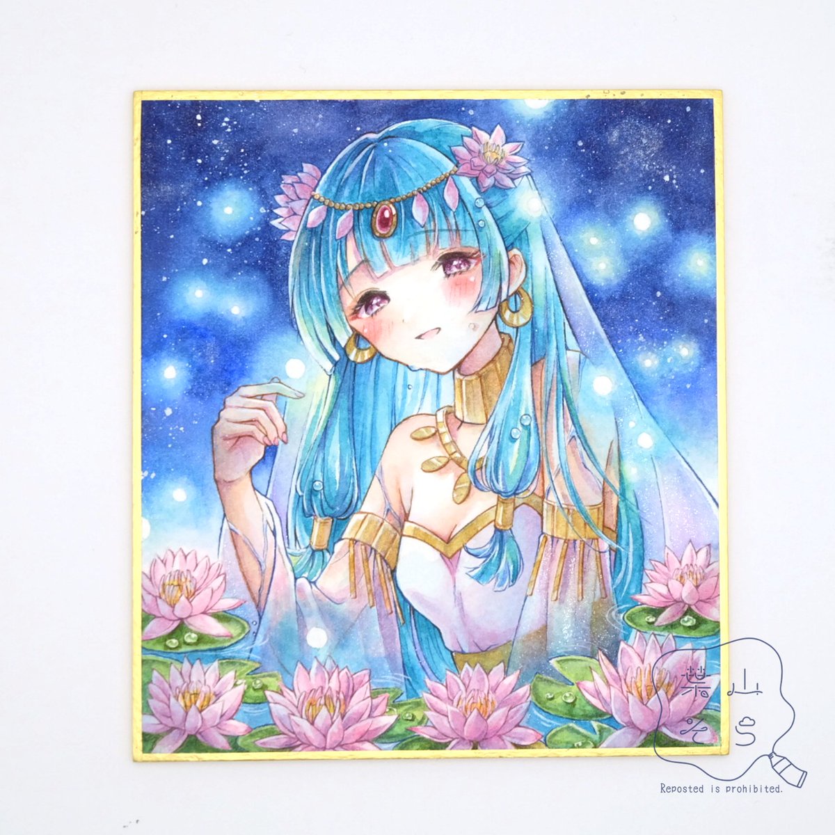 蛍火と睡蓮花」 お迎えいただきました💧🪷✨ ありがとうごさいます