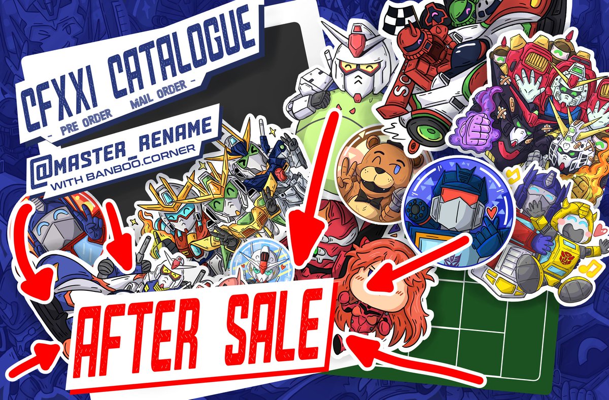 Woohooo.. Halo guys aku open after sale CF nih. Buat yang kemaren ketinggalan jajan merch aku, aku open after sale loh... ada beberapa promo menarik juga 🥺 #wtscf21 #cf21 #cf21catalog