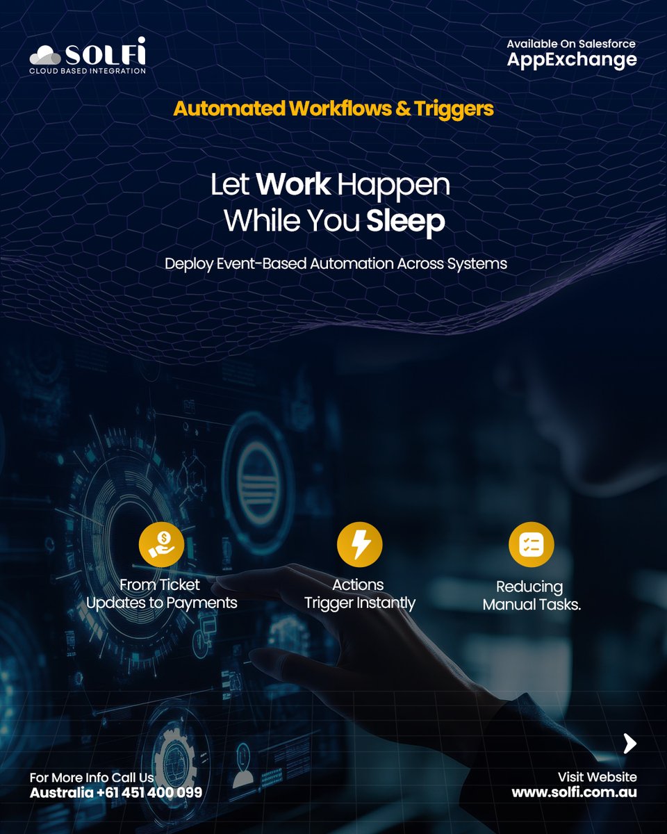 SOLFI_SF's tweet image. Simplify Salesforce integrations with real-time sync, automated workflows, and enterprise-grade security. Drive efficiency and better decisions effortlessly. 

#SalesforceIntegration #Automation #DataSync