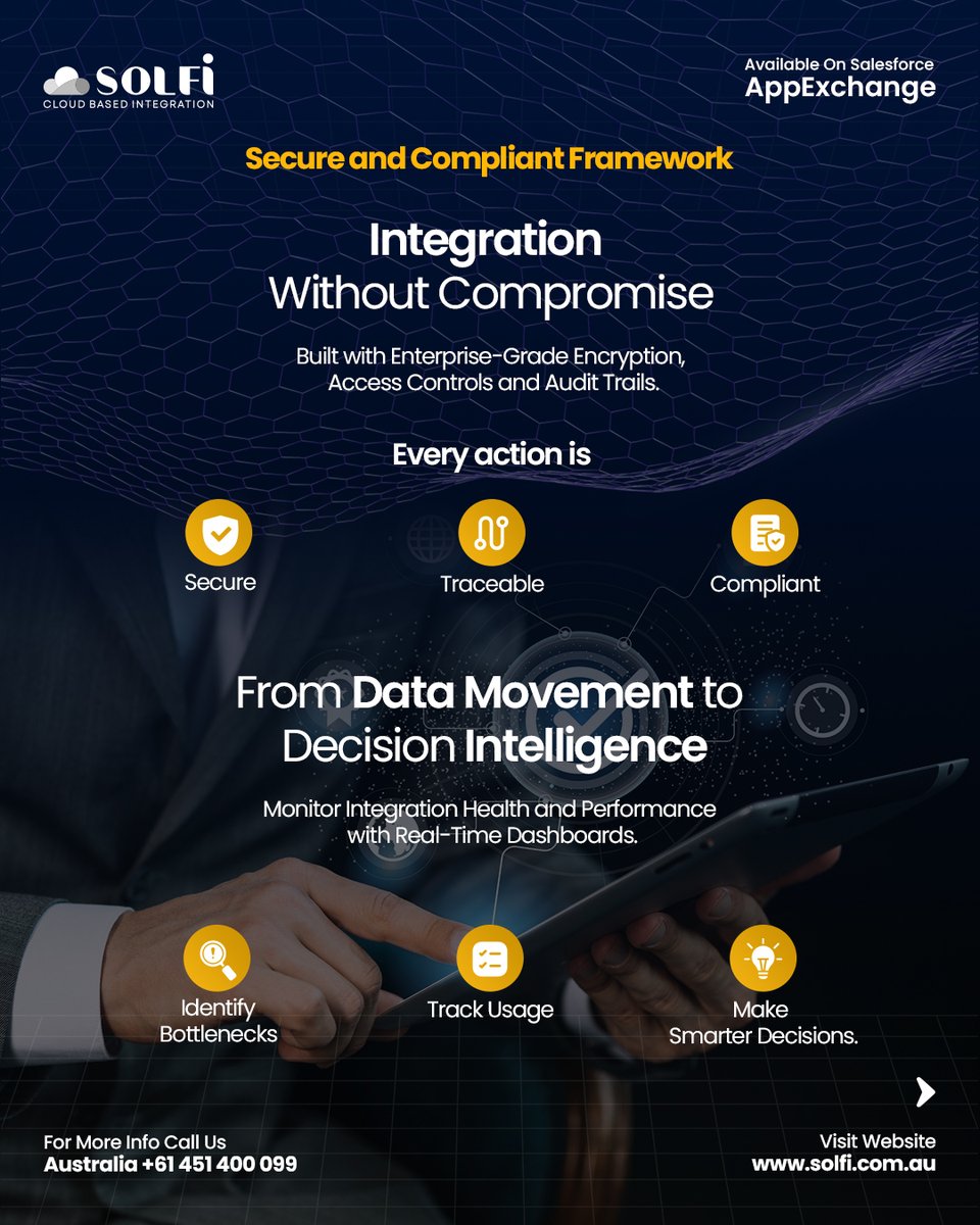 SOLFI_SF's tweet image. Simplify Salesforce integrations with real-time sync, automated workflows, and enterprise-grade security. Drive efficiency and better decisions effortlessly. 

#SalesforceIntegration #Automation #DataSync