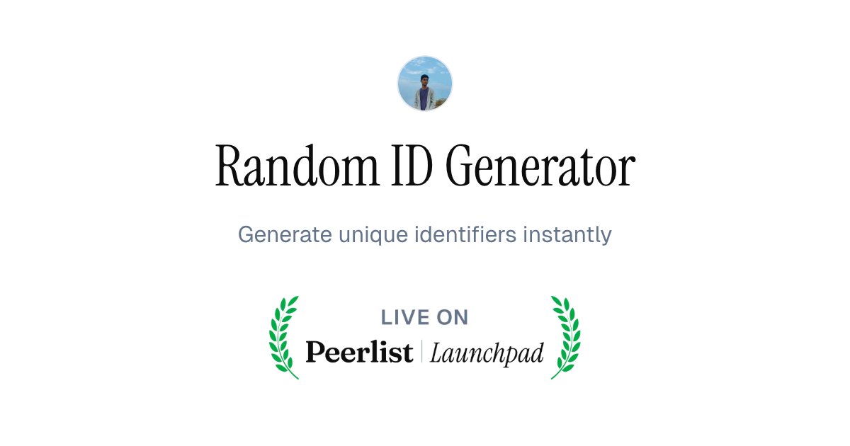 pranitcodes's tweet image. My side project is now live on the @Peerlist launchpad! 
peerlist.io/pranitcodes/pr…
