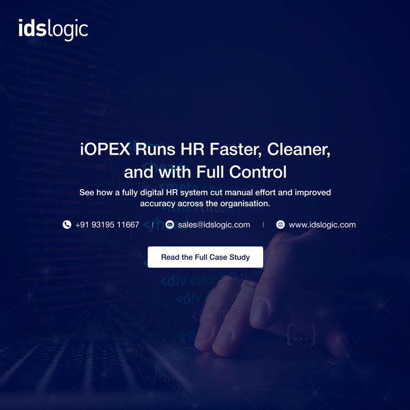 idslogic's tweet image. iOPEX Technologies transformed HR mgmt with IDS Logic&apos;s custom digital portal. Automated processes, centralized emp data, smarter insights. Boosted accuracy, efficiency &amp;amp; EX.

🔗 Full CS: idslogic.com/case-study/iop…

#CaseStudy #HRTech #Automation #DigitalTransformation