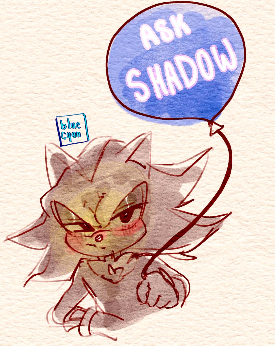 artbluecyan's tweet photo. An idea came to my head, so I learn to draw everyday!
Ask him anything! (All based on MY OWN headcanons<3)
#AskShadow ! #ShadowTheHedgehog https://t.co/fiP9eFCz5E