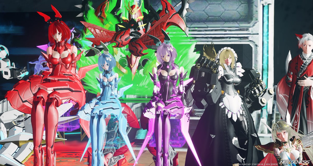 Pso2Kirayan's tweet photo. チームのHPに昨日のチームイベントのようすをアップしました。＃PSO2NGS、＃PSO2NGS_SS https://t.co/xjnSslB5Xt