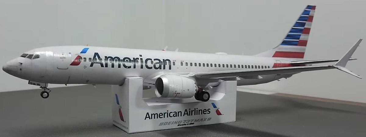 So I got sent this, and thus I am sharing it with everyone because of how cool it is.

You can make accurate paper models of planes. They even have different liveries. You just print it out and assemble it.

citycraft-papermodels.com/boeing-737-max

This is a example of it done right (not by me)