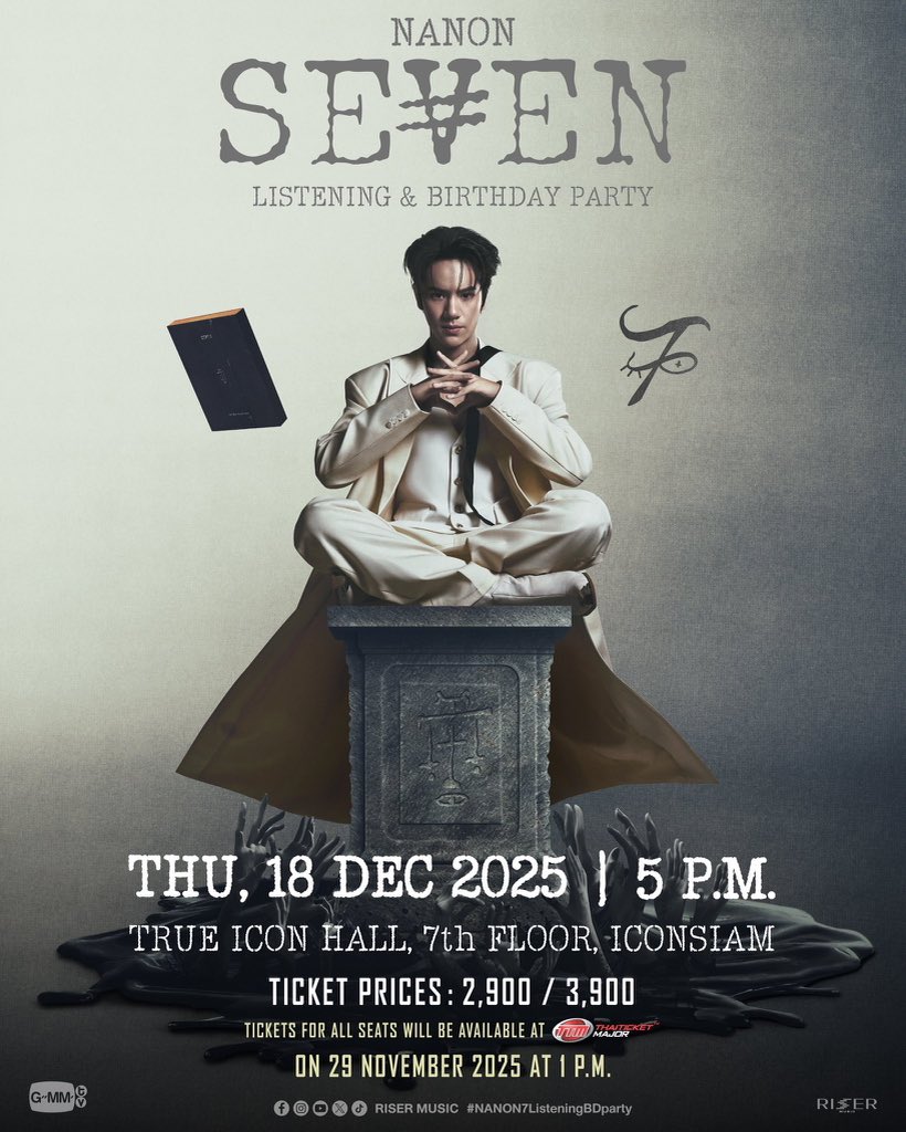 dod_qrs's tweet image. รับกดบัตรงาน #NANON7ListeningBDparty
NANON ‘SEVEN’ Listening &amp;amp; Birthday Party😎💙💜

ราคา 400-700/ใบ 
ใช้ยูสลูกค้าในการกด ชำระเงินได้เอง
สนใจ dm สอบถามได้ค่ะ
#mynameisnanon