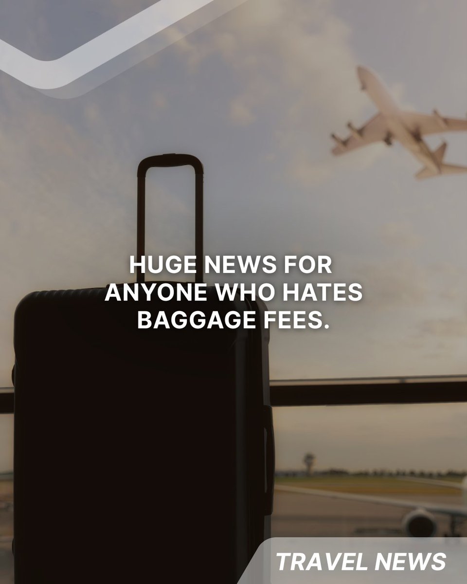 Huge news for anyone who hates baggage fees 🧳

🇪🇺 Europe: Lawmakers have voted to make carry-on luggage free across all EU flights including low-cost airlines. Passengers would be entitled to one small cabin bag (up to 7 kg) and one personal item at no extra charge. The proposal