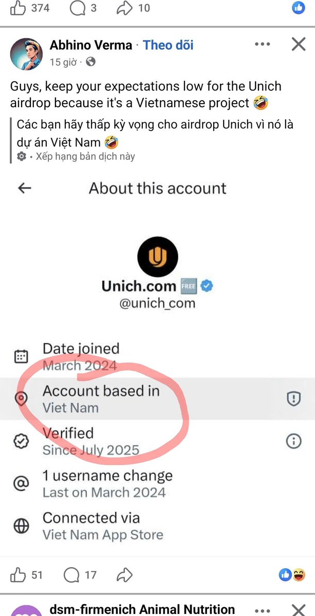 piopenmainnet's tweet photo. @unich_com Tổ cha bây https://t.co/h8xH9VDtUF