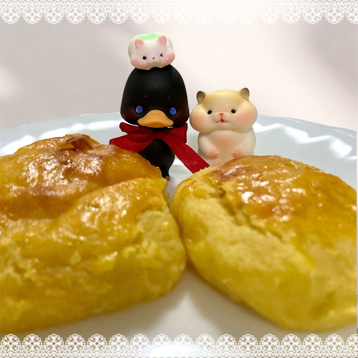 焼きたてスイートポテト🍠
あったかいうちに召し上がれ✨

#kumukuku #hnest #hamong