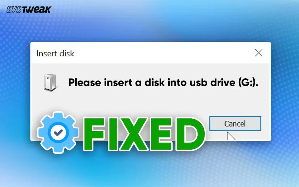 systweak's tweet image. 🖥️💾 Getting the &quot;Please Insert Disk into USB Drive&quot; error? It’s not as complicated as it seems! 😅 We’ve got a guide with quick fixes that will help you solve it in no time. 🛠️👇

systweak.com/blogs/please-i…

#TechTips #USBDrive #Systweak #Troubleshooting