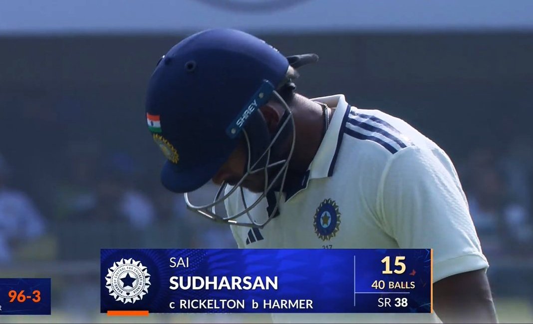 Shebas_10dulkar's tweet image. Sai Sudharshan in Test Cricket 

Inngs : 10
Runs : 288
Avg : 28.80
50s : 2

#INDvsSA