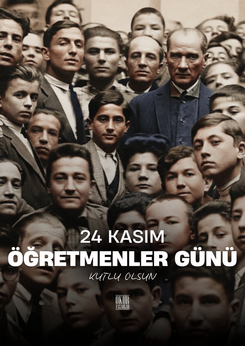 "Toplumun düşmanı cehalet, cehaletin düşmanı öğretmenlerdir."

Başöğretmen Mustafa Kemal Atatürk başta üzere aydınlık nesiller yetiştirmek için geleceğe ışık tutan tüm öğretmenlerimizin, 24 Kasım Öğretmenler Günü kutlu olsun.