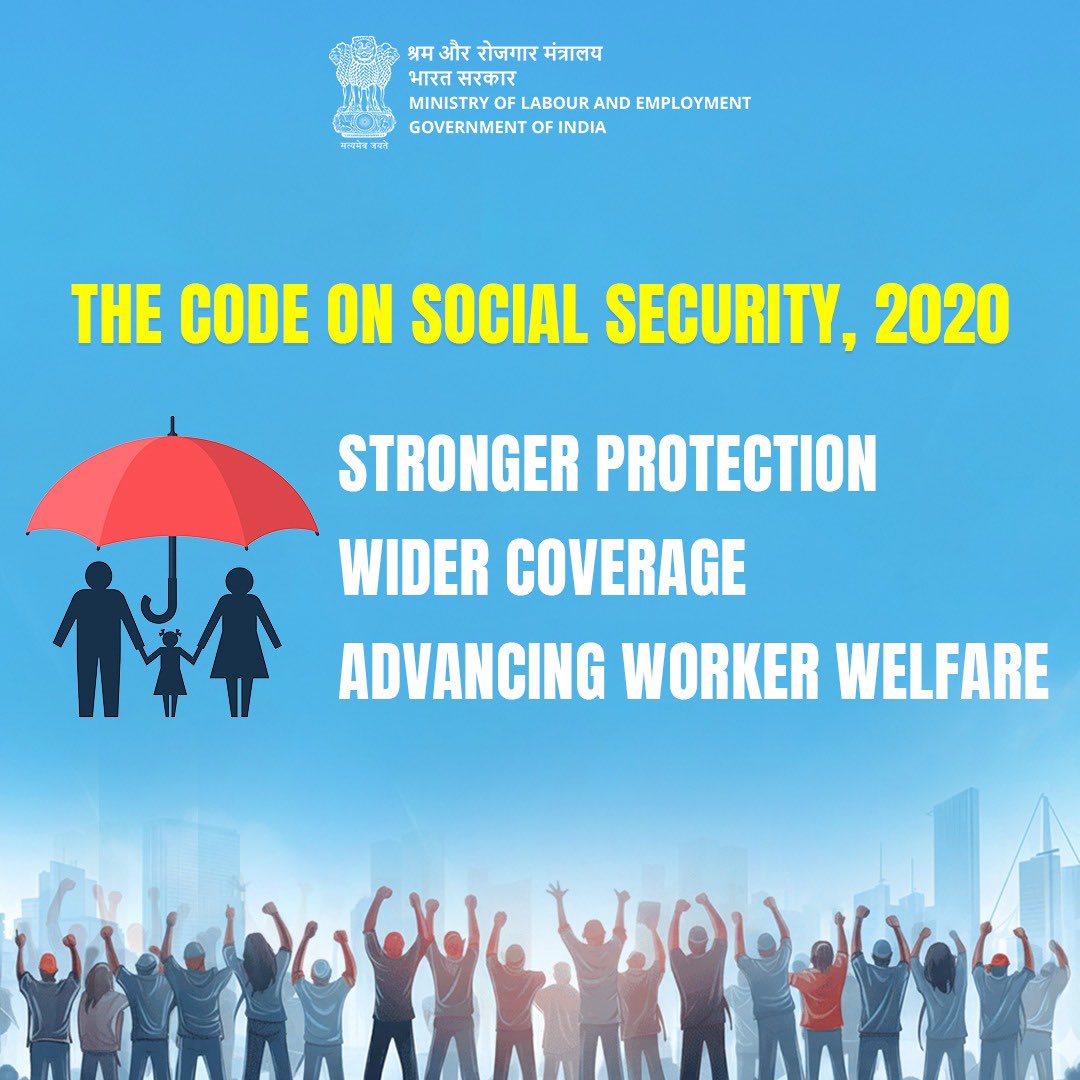 A watershed moment in India's #Labour landscape with implementation of 4 new Labour Codes by GOI.  

TCIL is committed to a collaborative &amp; progressive work culture.  

<a href="/JM_Scindia/">Jyotiraditya M. Scindia</a> 
<a href="/PemmasaniOnX/">Dr. Chandra Sekhar Pemmasani</a>  
<a href="/DoT_India/">DoT India</a> 

#श्रमेव_जयते 
#ShramevJayate
#IndustrialRelations 
#LabourCode