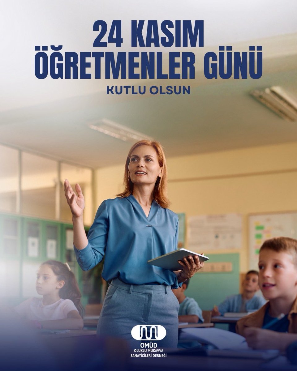 24 Kasım Öğretmenler Günü kutlu olsun. 💐

#OMÜD #ÖğretmenlerGünü