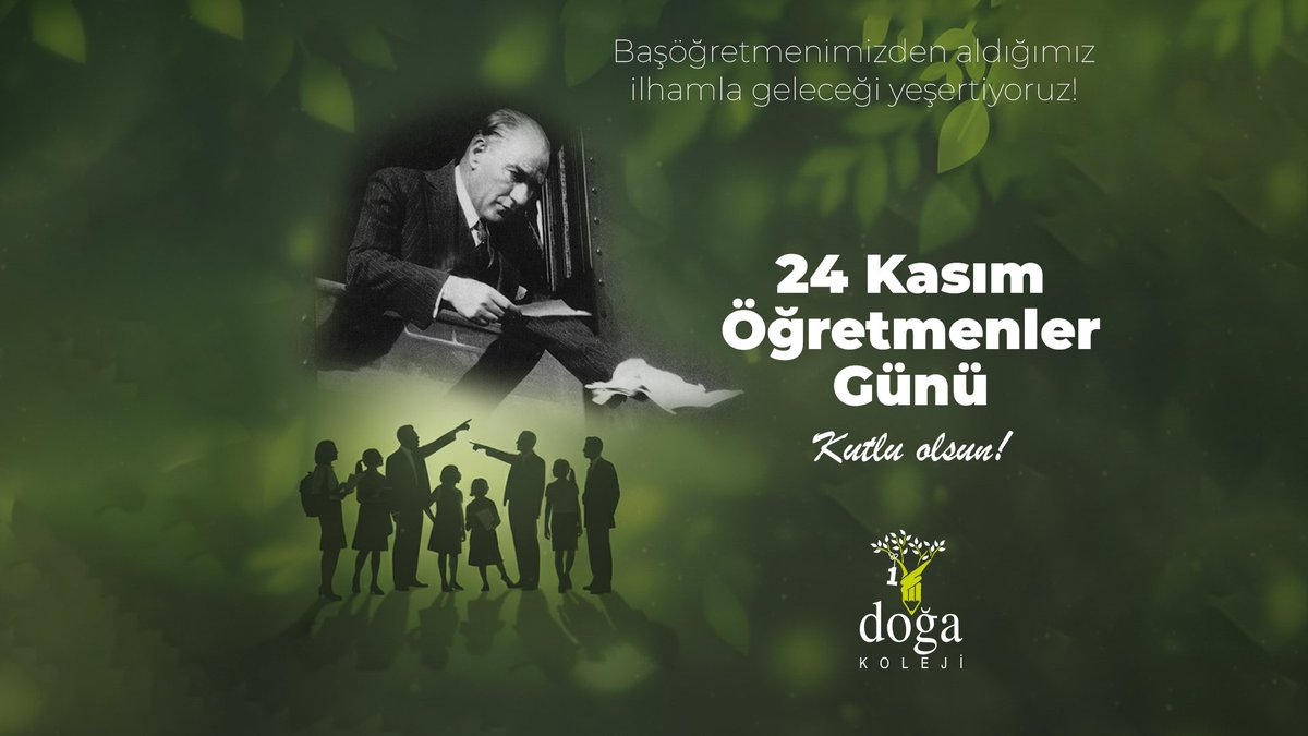 DogaOkullari's tweet image. Attığımız her adımda iziniz var. 💚
Her günümüz sizinle daha değerli. 🧡
24 Kasım Öğretmenler Günü kutlu olsun! 👩‍🏫👨‍🏫 #DoğaKolejinde24Kasım