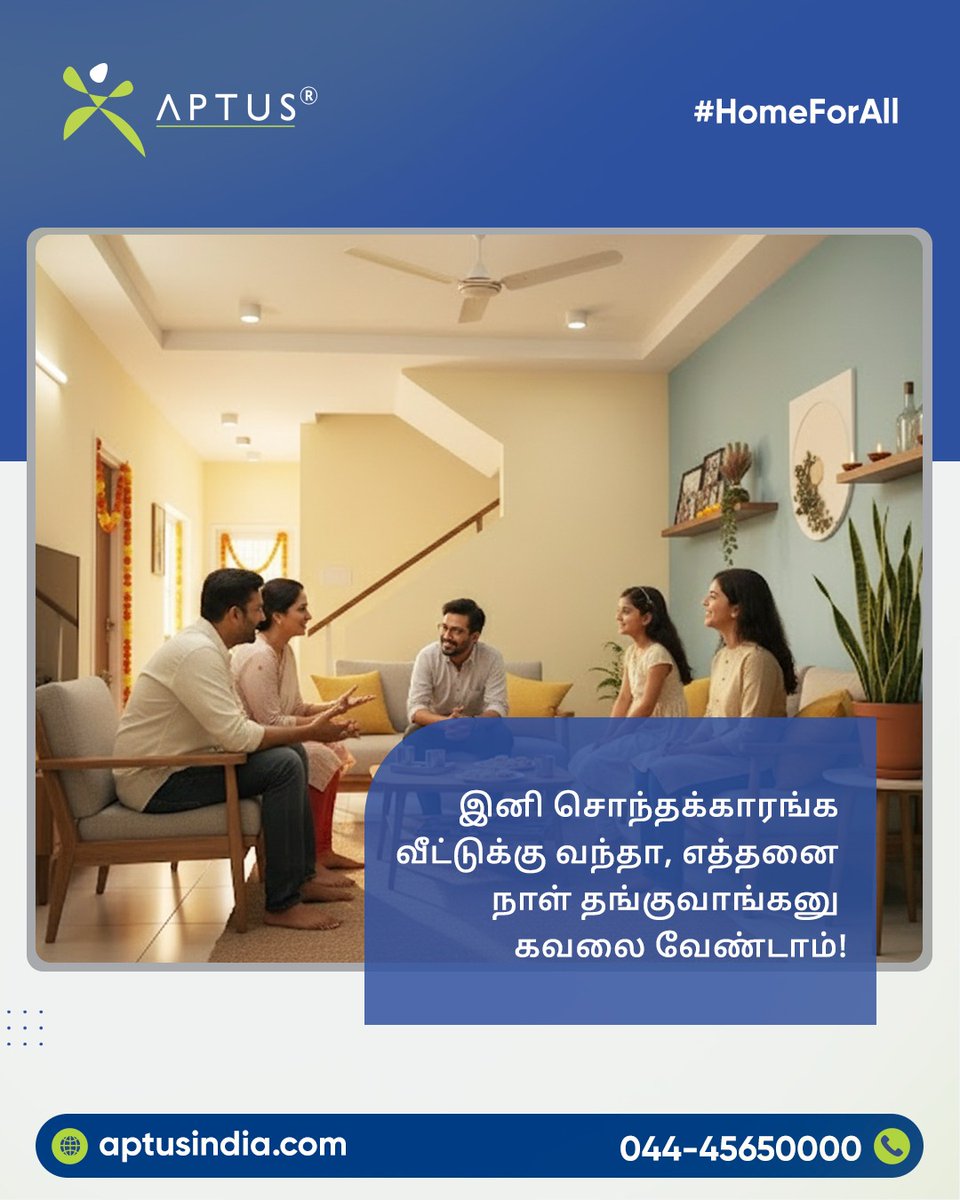 Aptusindia's tweet image. #AptusIndia #HomeForAll #DreamHomeWithAptus #HomeLoanMadeEasy #AffordableHousing #FromDreamToReality
