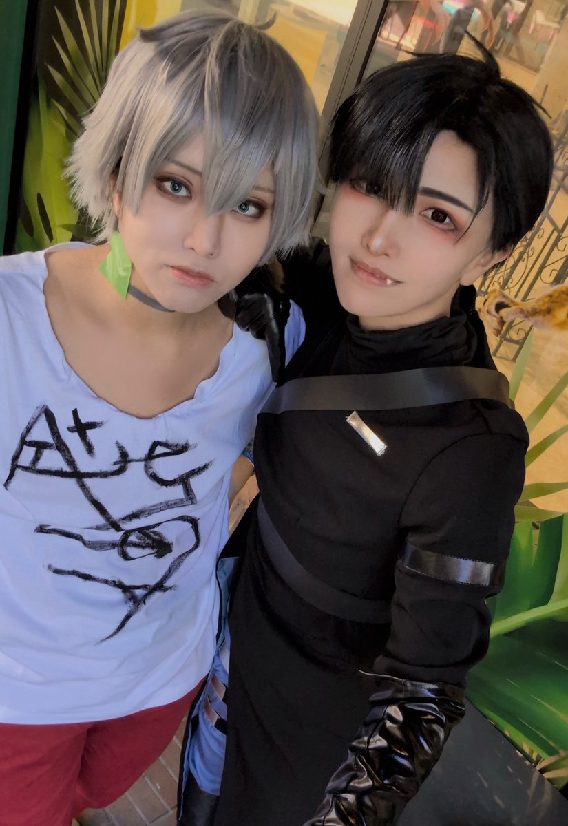 てでし1着目だぴょん🐰💜💚