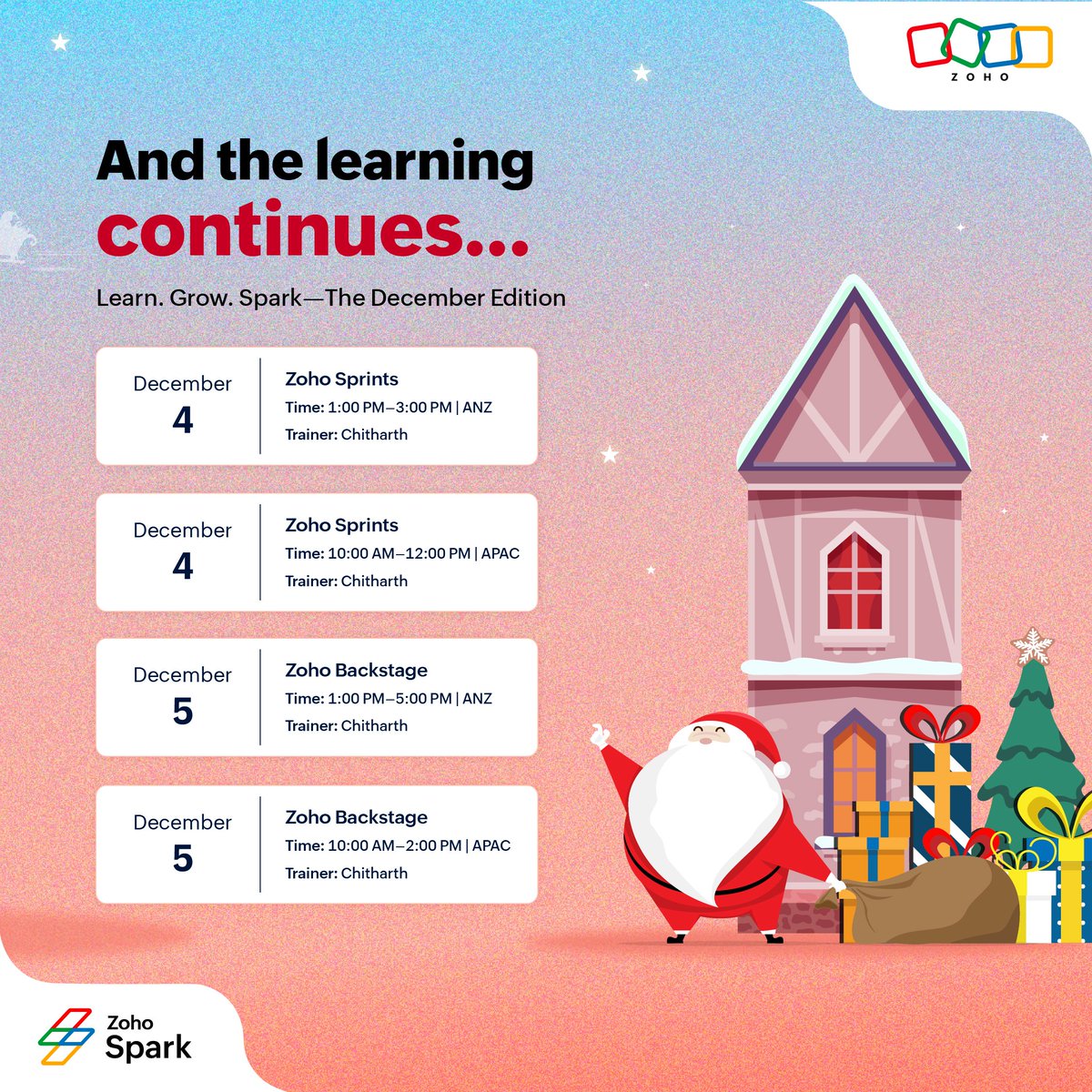 Zoho Spark tweet media