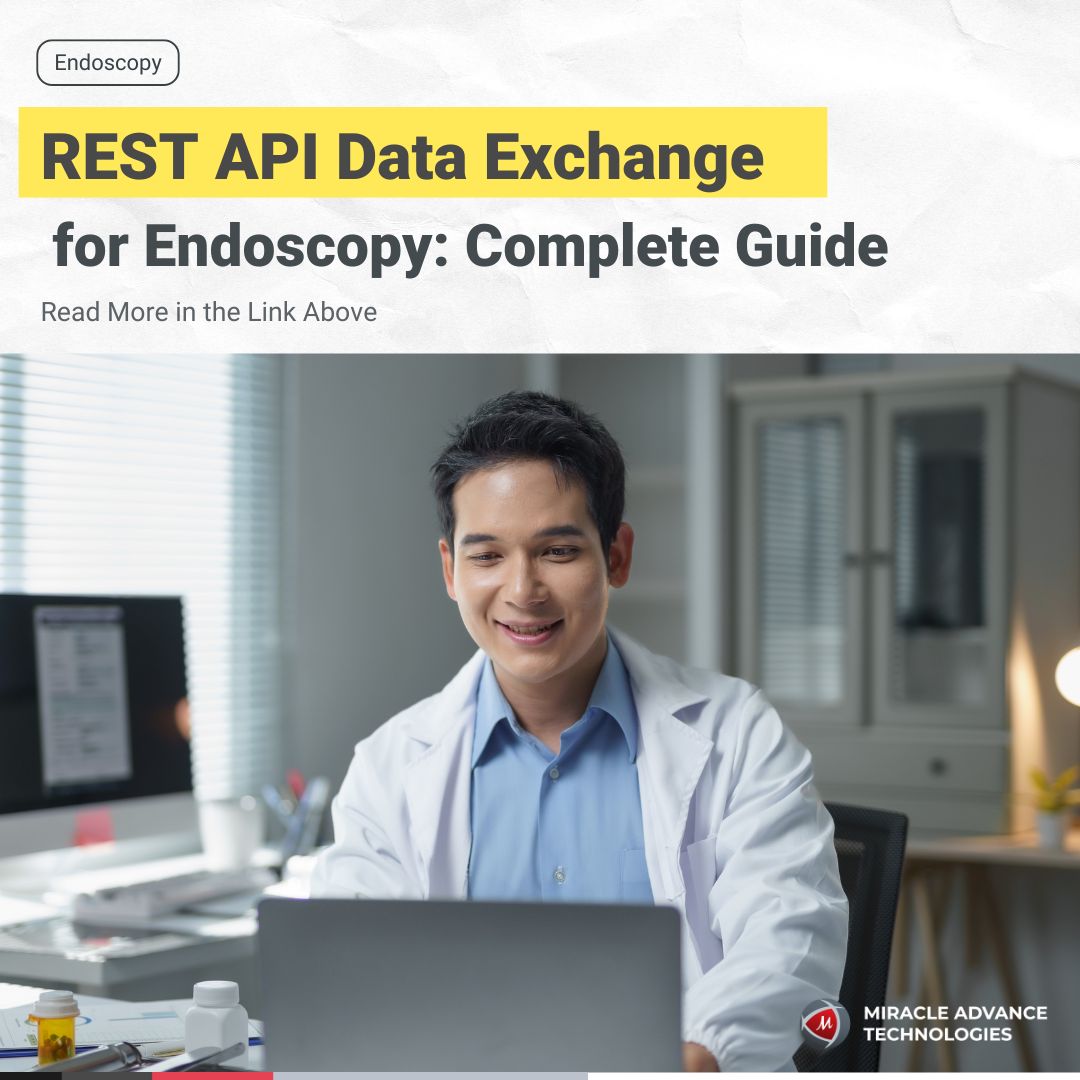 miracleadvance's tweet image. Smooth data exchange = Smarter endoscopy workflow 
𝗥𝗲𝗮𝗱 𝘁𝗵𝗲 𝗳𝘂𝗹𝗹 𝗯𝗹𝗼𝗴: mat.cyou/uInHi 

#EndoscopySoftware #RESTAPI #HealthcareIT #HealthTechSolutions #HealthcareIntegration #WorkflowAutomation #MedicalDataExchange #EnvisionNEXT #MiracleAdvanceTechnologies