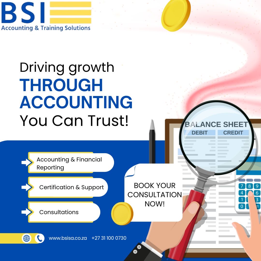 bsiaccountingsa's tweet image. New week, new goals, same precision📊💼🚀
Let BSI Accounting turn your Monday hustle into lasting success✅🚀

#entrepreneurwithpurpose #unlockyourpotential #businessdevelopment #financialgrowth #fypシ