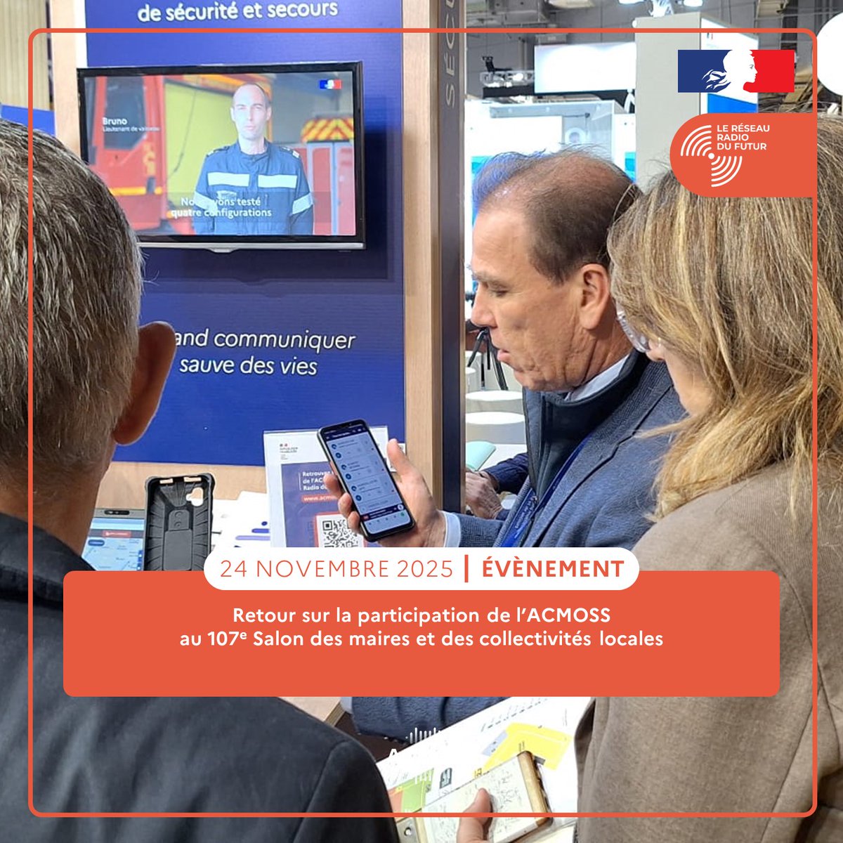 ACMOSS_FR's tweet image. 🚨L’@ACMOSS_FR était au @salondesmaires 2025 pour échanger avec élus locaux sur le déploiement du #RRF et les besoins des territoires en matière de sécurité.

Avec @bouyguestelecom : focus SRR et ouverture du RAN 4G/5G.

🔗Plus d&apos;infos : acmoss.fr/actualites/ret…

Cc @davidlisnard