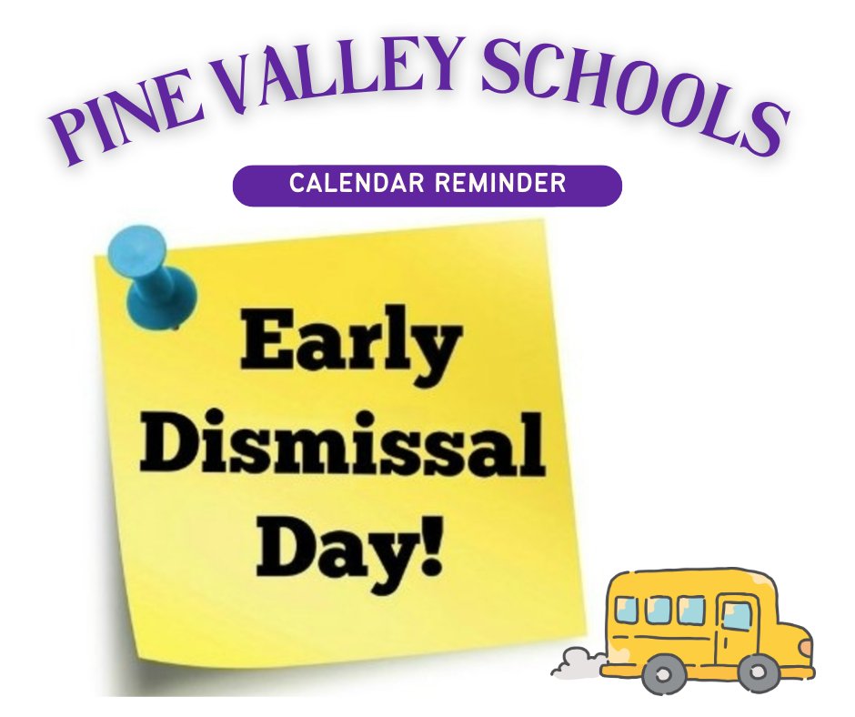 PVCSPanther's tweet image. Early Dismissal psqr.io/XCtEbTLGix via @ParentSquare