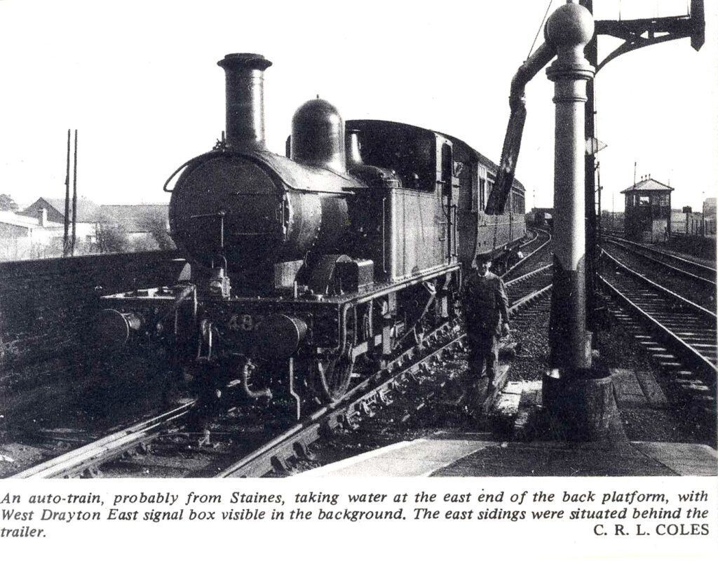 Happy #MuseumMonday!🚂 

This photo shows a train taking water at #WestDrayton. Tickets in our collection show that a second-class single British Rail ticket in 1977 could take you from West Drayton to Slough or Hanwell- all for just 33 pence!

#HillingdonHeritage