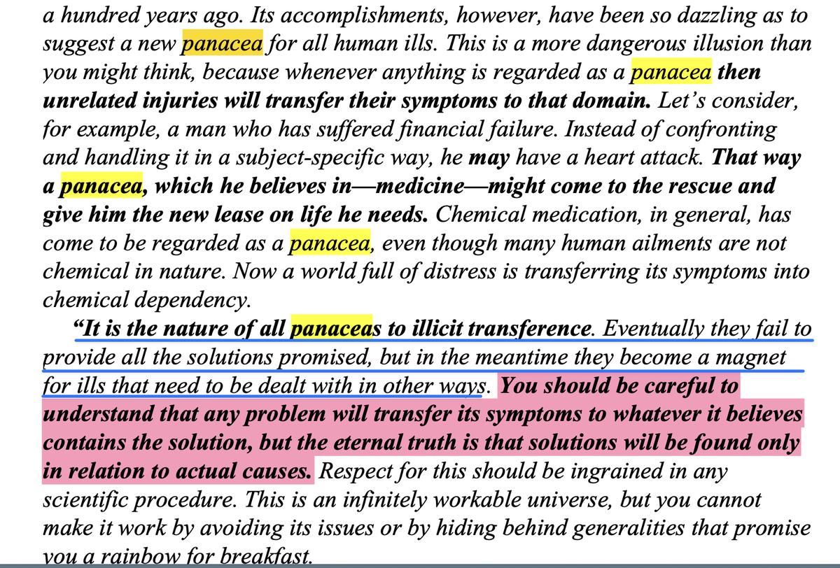 onemindinmany's tweet image. 'Joining' in false or wishful solutions to mask &amp;amp; escape—or mitigate unowned, unhealed &amp;amp; unaddressed conflict, drives panacea as a magical evasion of errors &amp;amp; corrections, both.
Joining with mutually reinforcing self-illusions must fear &amp;amp; polarise against the source of healing.