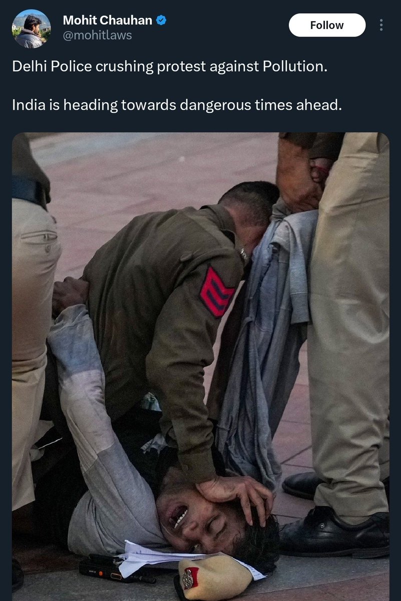 ihailmyindia's tweet image. Ahh… I knew this image would be circulated with the usual “India is dangerous” melodrama. But the person being pinned down here was the same genius shouting slogans of a Maoist who led 26 major attacks, including the one where 76 CRPF personnel were killed. Their commander Hidma…