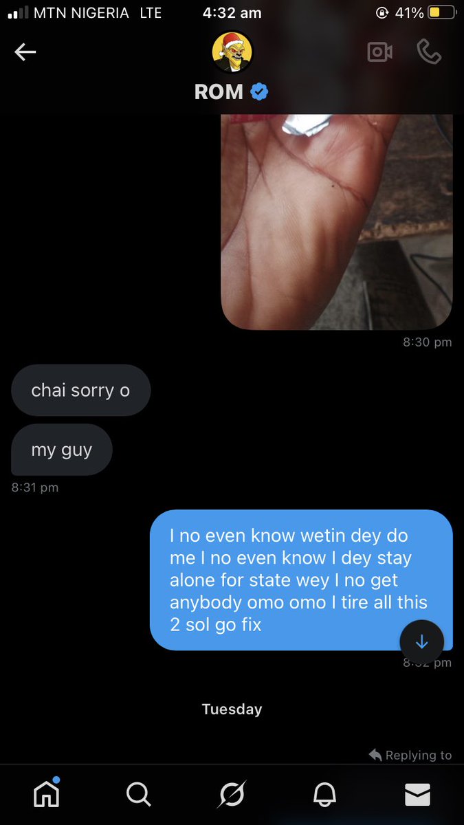 michaelciti's tweet image. If i dont get proofs from @Romdeyrebuild  I’ll have him arrested @SolShadowCat