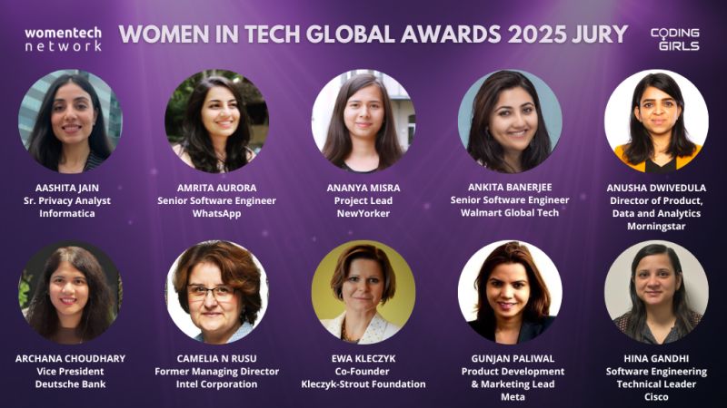 WomenTechNet's tweet image. 💫 Introducing the first batch of our WTGA 2025 Jury!
Honored to have these leaders helping us celebrate women shaping the future of tech. 💜

📅 Join us for the Awards Ceremony on December 4th:
shop.womentech.net/products/women…

#WTGA2025 #WomenInTech #TechAwards