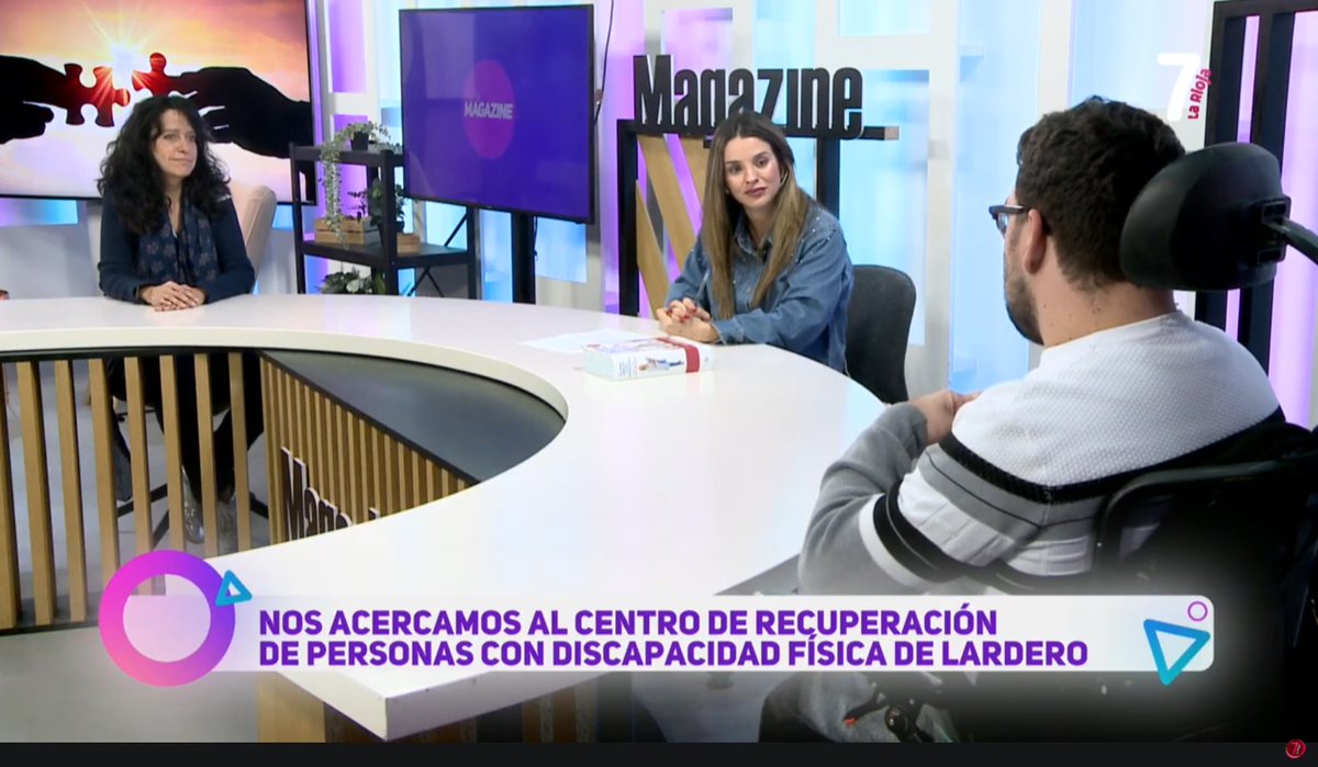 El pasado Lunes 17, participamos en <a href="/7LariojaTV/">La 7 de La Rioja TV</a>  en una entrevista a Gregorio Vitoria y Sara Sagredo, destacando el compromiso del <a href="/CRMFLardero/">CRMFLardero</a> con el desarrollo y la autonomía personal, la formación y la integración plena de las personas con discapacidad

youtube.com/watch?v=wOs74y…