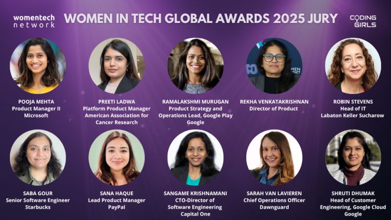 WomenTechNet's tweet image. 💫 Meet the third batch of our WTGA 2025 Jury!
Proud to have these innovators supporting our mission to spotlight tech trailblazers. 💜

📅 Join us for the Awards Ceremony on December 4th:
shop.womentech.net/products/women…

#WTGA2025 #WomenInTech #TechAwards