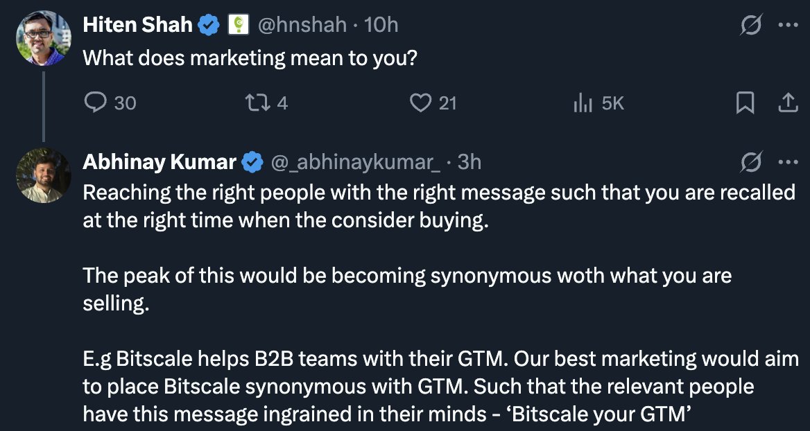 _abhinaykumar_'s tweet image. Replied this to the question of @hnshah and this is what I get on my whatsapp a few hours later.

Maybe we are onto something with trying to optimize for recall 😄