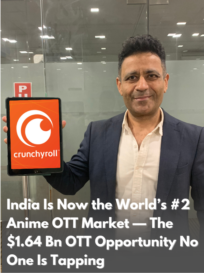 MogiOTTSolution's tweet image. Yesterday, my son + his friends were debating:
 Solo Leveling vs Demon Slayer—in Hindi dubs.
That’s when it struck me:
India is becoming the world’s next anime powerhouse.
📌 India = #2 anime-viewing nation
📌 $1.64Bn anime market
📌 180M+ fans
📌 83% Indians prefer anime
📌 1…