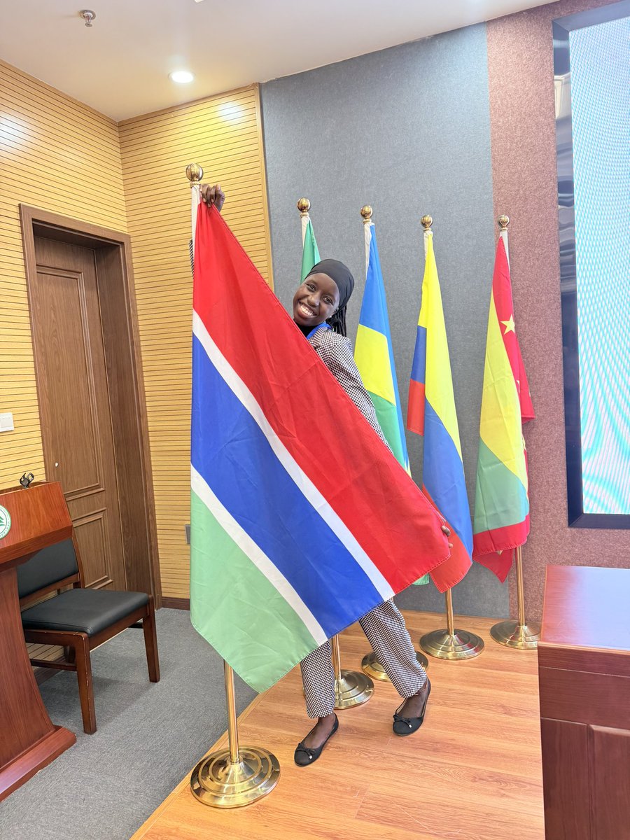 Coms_Expert's tweet image. Honored to represent The Gambia in Beijing for a two-week training on Digital Capacity Building for Developing Countries.
Among six delegates from The Gambia,grateful, inspired, and ready to bring the knowledge home. 🇬🇲✨
Growth. Exposure. Service.
#Gambia #DigitalDevelopment