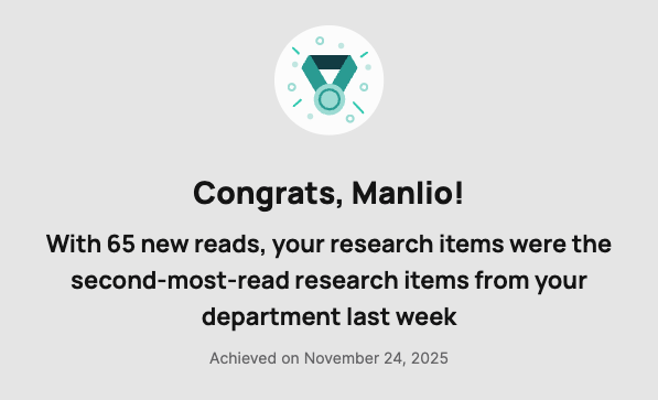 ManlioTassieri's tweet photo. Second place? Must be some non-Newtonian behaviour in the rankings 😜
#Rheology #SoftMatter #ScienceWithStyle #MondayMood #ResearchGate https://t.co/SaRZ1DVm7R