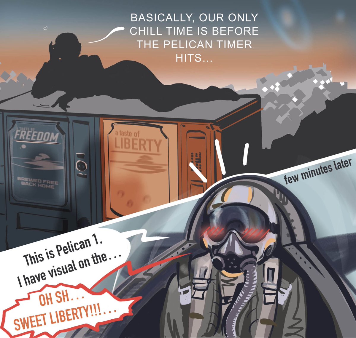 avmask's tweet image. What did the Pelican witness?
 wrong answers only😄

#justforfun