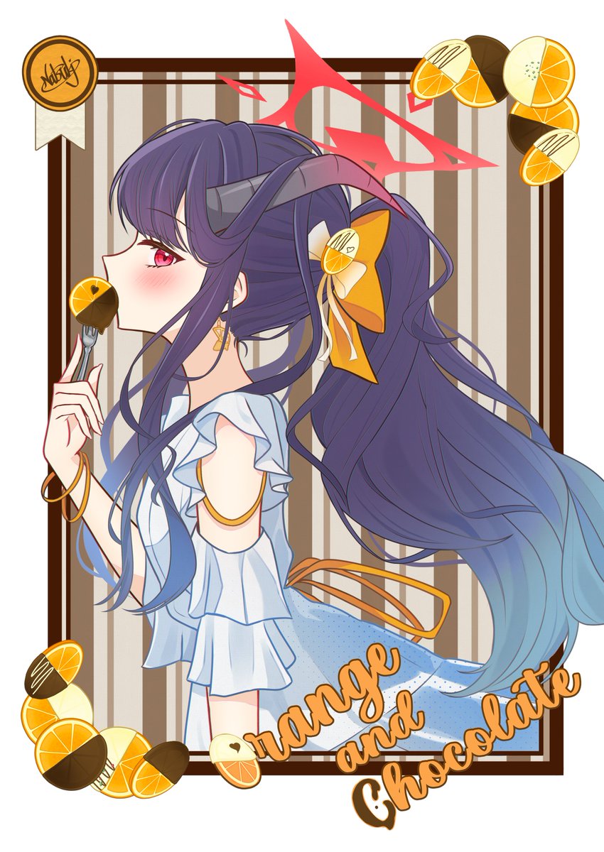 FlagSummer001's tweet image. 愛清フウカさん×オランジェットです🍊🍫