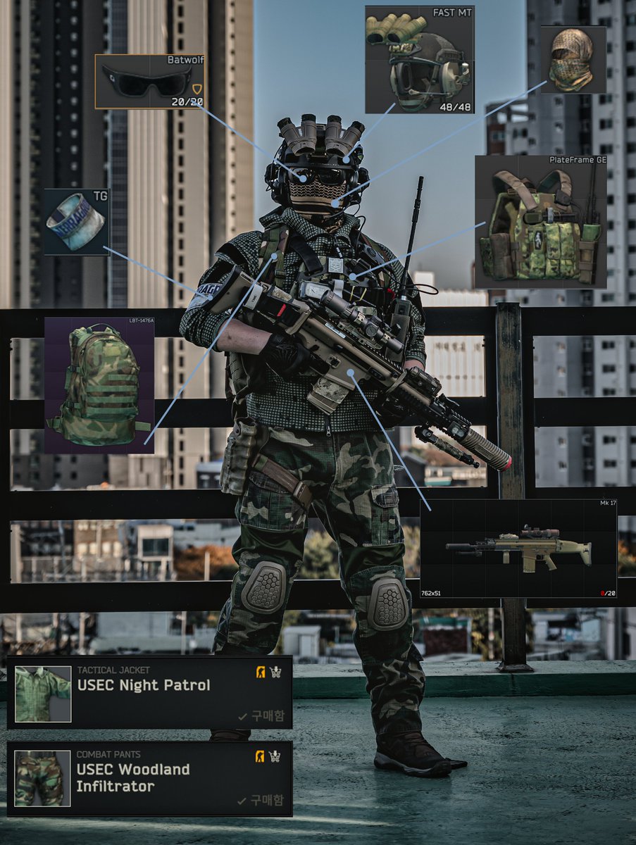 <Escape from Tarkov>

USEC operator

#EFT #Tarkov