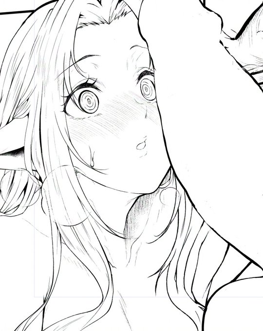 前から描いてみたかった構図 