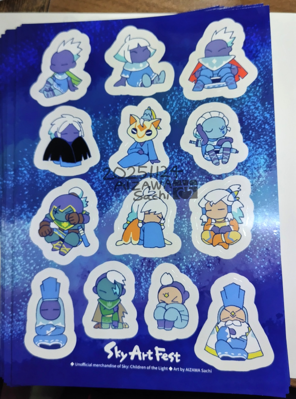 ⭐︎サチあれページ⭐︎ そして急なのですがアートフェス用に新しいグッズを作りました。立ち姿