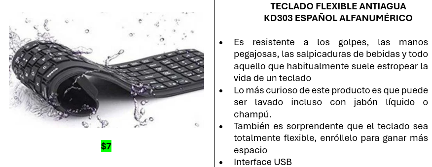 gpcompu's tweet image. #Accesorios #Tecnología #Computadores #Gpcompu #Teclado #tecladoflexible

Teclado Flexible - anti agua

WhatsApp: 0999719180
Catálogo Digital: acortar.link/xaHSfV