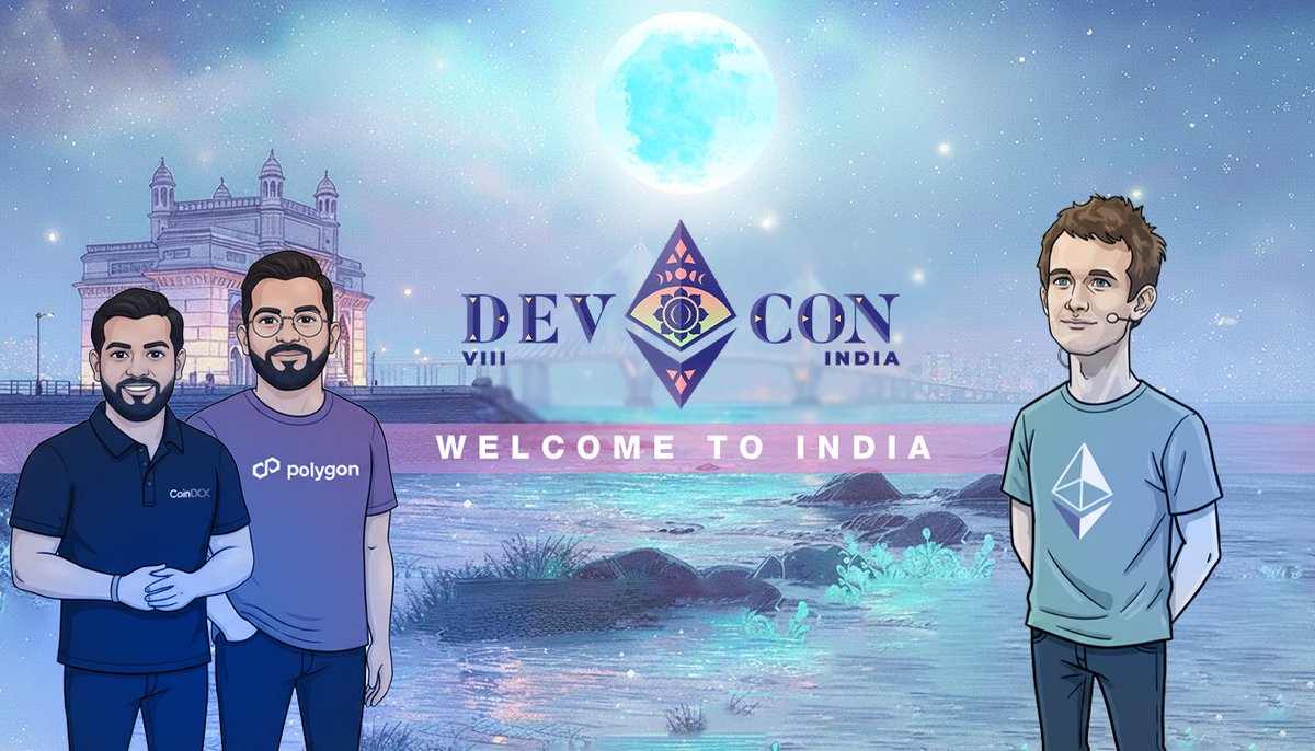DesignerGk71's tweet image. India becomes the home of @EFDevcon 2026

#devcon #Ethereum #coindcx #polygon
x.com/EFDevcon/statu…