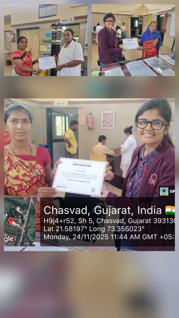 thonetrang77417's tweet image. 🇮🇳🏥
#PMSMA #PHC #healthcare

આજરોજ #નેત્રંગતાલુકાના #પ્રાઆકેચાસવડ ના #આરોગ્યટીમ દ્વારા #સગર્ભામાતાઓની #તબિબીતપાસ હાથ ધરવામાં આવેલ હતી, જેમાં #પ્રાઆકેવિસ્તારના #જોખમીસગર્ભામાતાઓને બોલવામાં આવેલ હતી.

@Bharuch_Health @HealthDeptGuj @InfoGujarat @MoHFW_INDIA